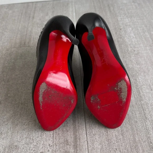Black Christian Louboutin boots - Deguise 100 Nappa Shiny size 35 - Picture 6 of 15